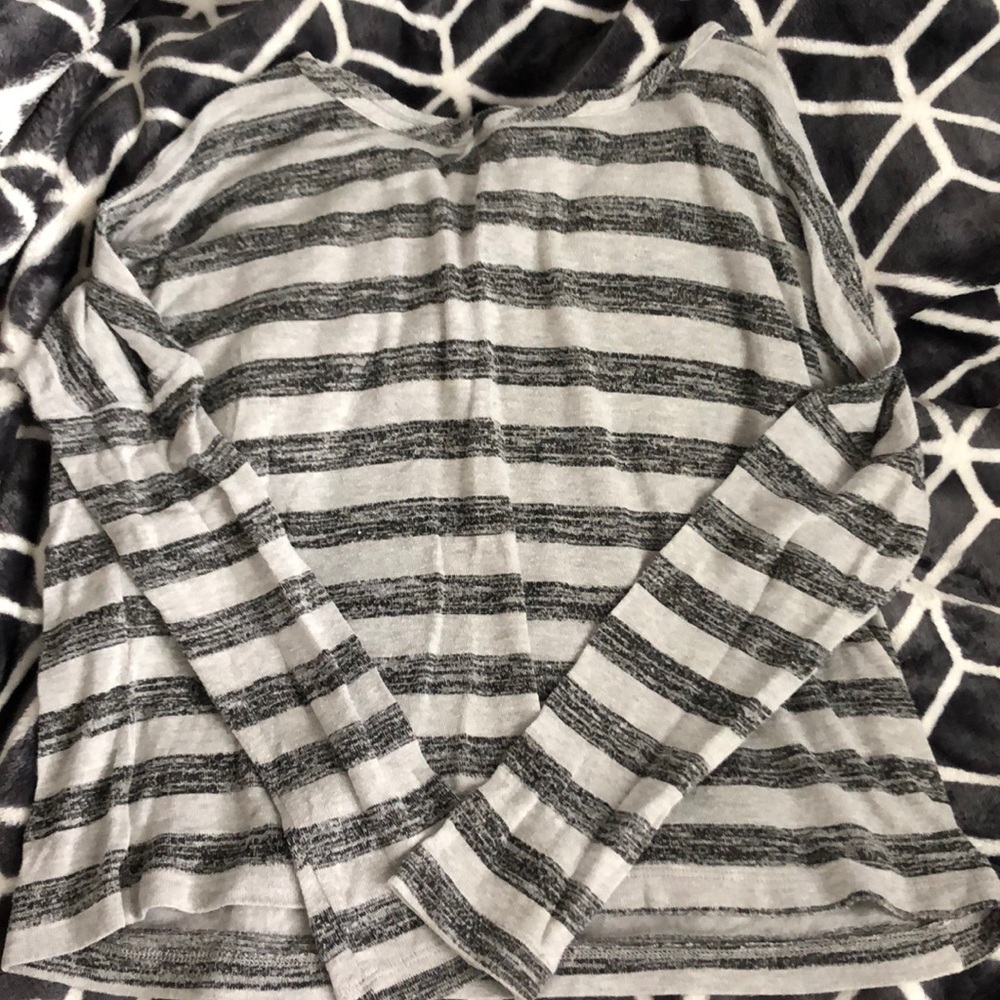 Striped long sleeve shirt